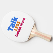 Reden Weniger hören mehr Tischtennis Schläger (Seitenansicht)