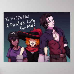 Reden wie ein Pirat Poster