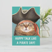 Reden wie ein Piratenfunny Cat (Stehend Vorderseite)