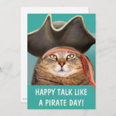 Reden wie ein Piratenfunny Cat (Vorne/Hinten)