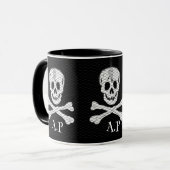 Reden wie ein Piratentag personalisieren Tasse (Vorderseite Links)