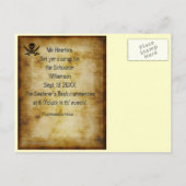 Reden wie eine Postkarte der Piraten-Party Einladu (Rückseite)