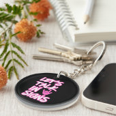 Reden wir in Zeichen - Gehörvolles Bewusstsein Schlüsselanhänger (Vorderseite rechts)