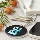 Reden wir in Zeichen - Gehörvolles Bewusstsein Schlüsselanhänger (Vorderseite rechts)