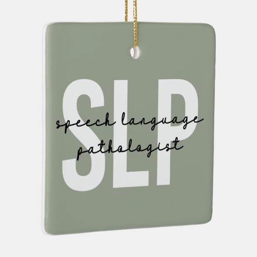 Redepathologe Redetherapeut Keramikornament (Rechts)