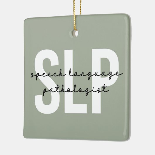 Redepathologe Redetherapeut Keramikornament (Links)