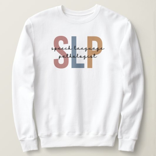 Redepathologe Redetherapeut Sweatshirt (Design vorne)