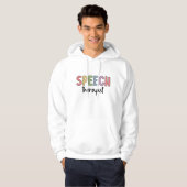 Redepathologe Redetherapeutin SLP Hoodie (Vorne ganz)