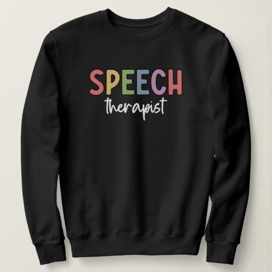 Redepathologe Redetherapeutin SLP Sweatshirt (Design vorne)