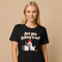 Redest du mit mir? Lustiges Huhn Kaffee