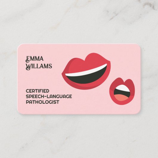 Redetherapeut Visitenkarte (Vorderseite)