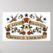 Redetherapie mit Live-Liebe Poster (Vorne)