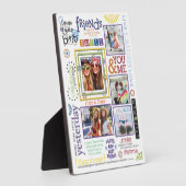 Redewendungen der besten Freunde FotoCollage Fotoplatte (Seite)