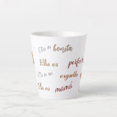 Redewendungen der Mama Tasse Spanisch (Vorderseite)