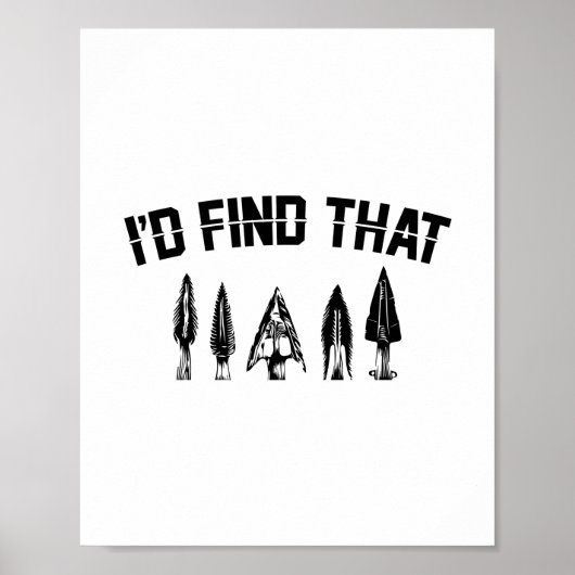 Redewendungen der Pfeiljagd | Arrow Heads Geschenk Poster (Vorne)