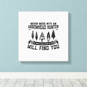 Redewendungen der Pfeiljagd | Verzahnungsgeschenke Leinwanddruck (Insitu (Holzboden))