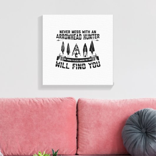 Redewendungen der Pfeiljagd | Verzahnungsgeschenke Leinwanddruck (Insitu (Wohnzimmer))