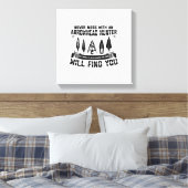 Redewendungen der Pfeiljagd | Verzahnungsgeschenke Leinwanddruck (Insitu (Schlafzimmer))