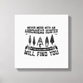 Redewendungen der Pfeiljagd | Verzahnungsgeschenke Leinwanddruck (Vorderseite)