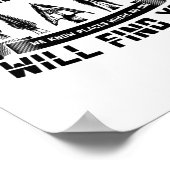 Redewendungen der Pfeiljagd | Verzahnungsgeschenke Poster (Ecke)