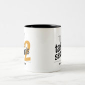 Redewendungen des Jacks - dieses nimmt 2 Sekunden Zweifarbige Tasse (Mittel)