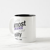 Redewendungen des Jacks - ich habe das äußerste Zweifarbige Tasse (Vorderseite Links)