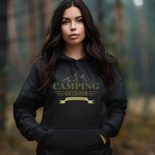 Redewendungen für Camper mit lustigem Camping Hoodie