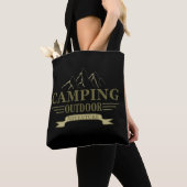 Redewendungen für Camper mit lustigem Camping Tasche (Von Nahem)