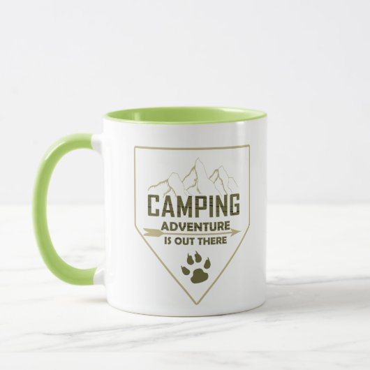 Redewendungen für Camper mit lustigem Camping Tasse (Links)