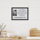 Redewendungen für die Chiropraktische Anpassung Poster (Küche)
