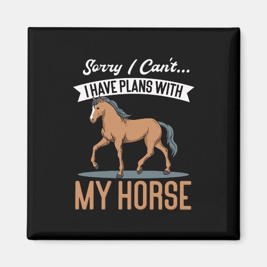 Redewendungen für Pferde Magnet (Vorne)