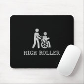 Redewendungen für Rollstuhlfahrer2 Behinderung Awa Mousepad (Mit Mouse)