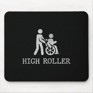 Redewendungen für Rollstuhlfahrer2 Behinderung Awa Mousepad