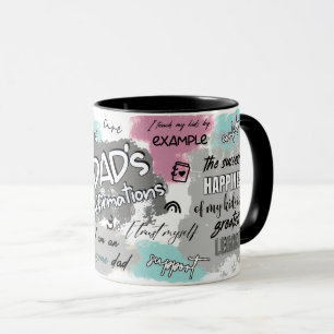 Redewendungen für Vater-positive Bejahungen Tasse