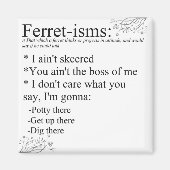 Redewendungen oder Eisen Magnet (Vorne)