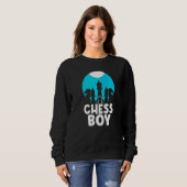 Redewendungen Player von Schach Boy Hobby Sweatshirt (Vorne ganz)