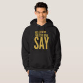 Redewendungen Tshirt Funny Hoodie Zitat lustige xm (Vorne ganz)