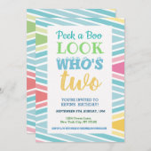 Redewendungen zum 2. Geburtstag Einladung (Vorne/Hinten)