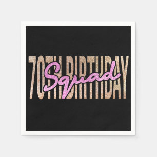 Redewendungen zum 70. Geburtstag Serviette