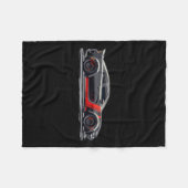 Redeye Dod Srt Cat Muskenkraftwagenheber Bred Hell Fleecedecke (Vorderseite (Horizontal))