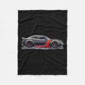 Redeye Dod Srt Cat Muskenkraftwagenheber Bred Hell Fleecedecke (Vorderseite)