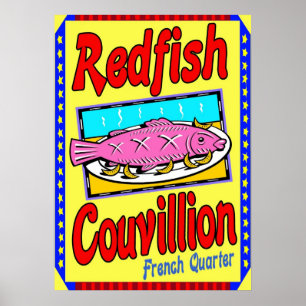 Redfish Couvillion Poster