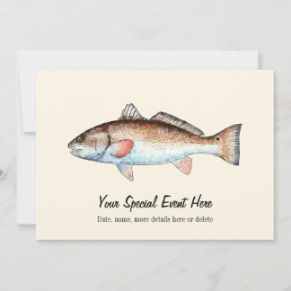 Redfish-Event-Einladungen Einladung