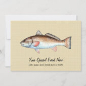 Redfish Event-Party Einladungen (Vorderseite)