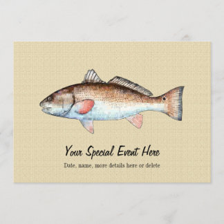 Redfish Event-Party Einladungen