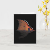 Redfish Fischen Witz Redangeln Red Drum F Karte (Gelbe Blume)