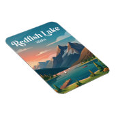 Redfish Lake USA Magnet (Rechte Seite)