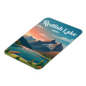 Redfish Lake USA Magnet (Linke Seite)