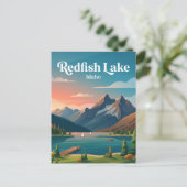 Redfish Lake USA Postkarte (Stehend Vorderseite)