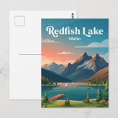 Redfish Lake USA Postkarte (Vorne/Hinten)